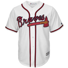 Load image into Gallery viewer, Ozzie Albies Atlanta Braves Majestic 2019 Home Official Cool Base Player Jersey - White
